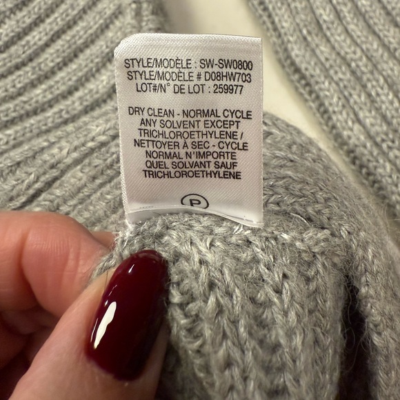 Helmet Lang Gorgeous Alpaca/Silk Asymmetrical Sweater - Picture 6 of 7